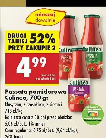 Biedronka Passata z ziołami Culineo oferta