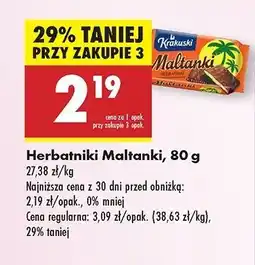 Biedronka Herbatniki Krakuski Maltanki oferta