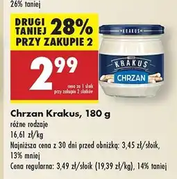 Biedronka Chrzan Krakus Maspex oferta