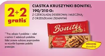 Biedronka Ciastka kruszynki z czekoladą Bonitki oferta