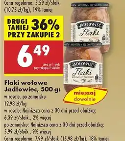 Biedronka Flaki wołowe w rosole Jadłowiec oferta