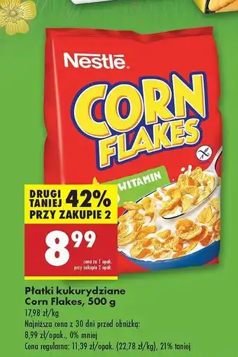 Biedronka Płatki śniadaniowe Corn Flakes (Nestle) oferta