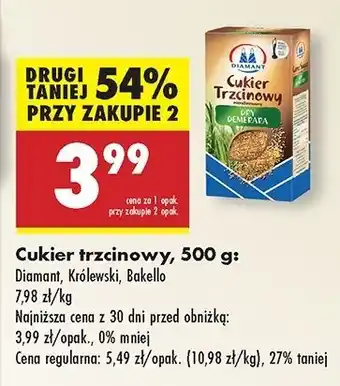 Biedronka Cukier trzcinowy Bakello oferta