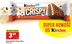 Biedronka Baton Kinder Crispy oferta