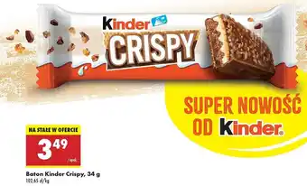 Biedronka Baton Kinder Crispy oferta