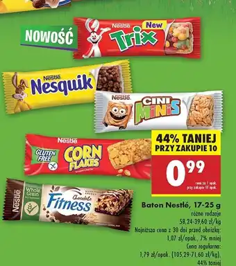 Biedronka Baton chocolate Fitness (Nestle) oferta