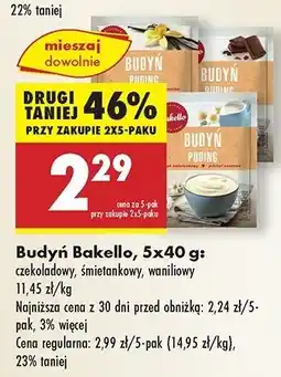 Biedronka Budyń waniliowy Bakello oferta