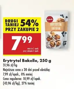 Biedronka Erytrytol Bakello oferta