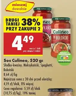 Biedronka Sos boloński Culineo oferta