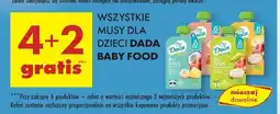 Biedronka Mus jogurt + zboża banan-jabłko Dada oferta