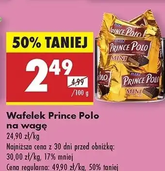 Biedronka Wafelki mini classic Prince Polo oferta