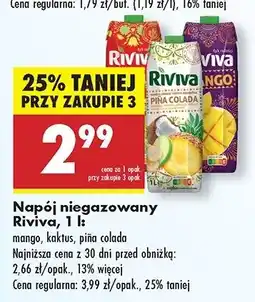 Biedronka Napój pina colada Riviva oferta