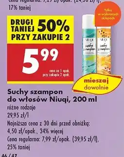 Biedronka Suchy szampon original Niuqi oferta