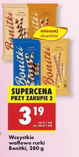 Biedronka Rurki z kremem śmietankowym Bonitki oferta