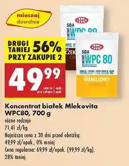 Biedronka Odżywka białkowa wpc 80 czekolada Mlekovita Sba oferta