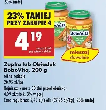 Biedronka Warzywa z delikatną rybą Bobovita oferta