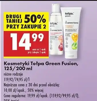 Biedronka Żel do mycia twarzy Tołpa Green Power Fusion oferta