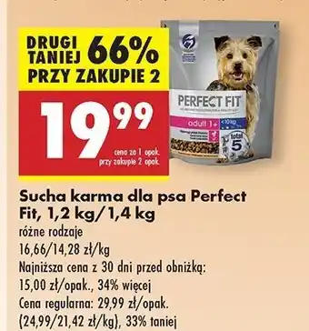 Biedronka Karma dla psa junior poniżej roku życia Perfect Fit oferta