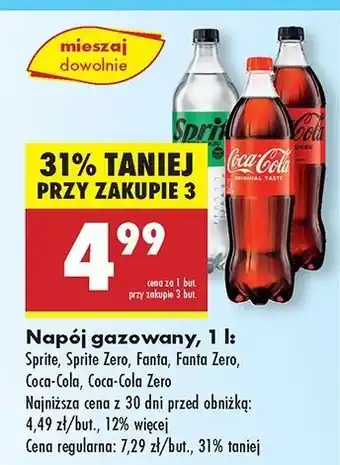 Biedronka Napój pomarańczowy Fanta Zero oferta