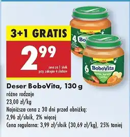 Biedronka Morele banany i jabłka Bobovita oferta