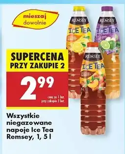 Biedronka Napój z ekstraktem czarnej herbaty bergamot Remsey Ice Tea oferta