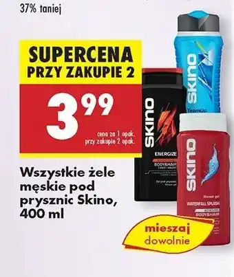 Biedronka Żel pod prysznic waterfall splash Skino oferta