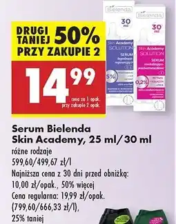 Biedronka Serum rewitalizujące Bielenda Skin Academy Solution oferta