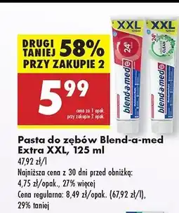 Biedronka Pasta do zębów 24h Blend-A-Med oferta