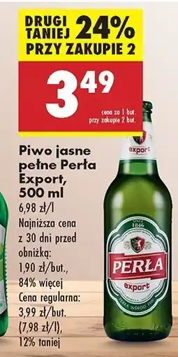 Biedronka Piwo Perła Export oferta