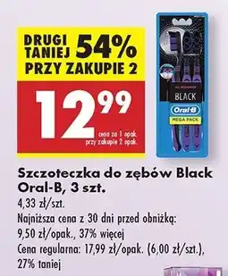 Biedronka Szczoteczka do zębów black Oral-B Allrounder oferta