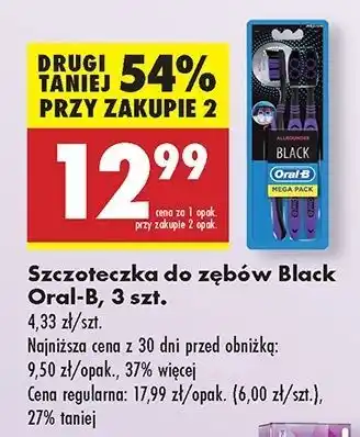 Biedronka Szczoteczka do zębów black Oral-B Allrounder oferta