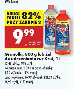 Biedronka Żel do udrożniania rur Kret oferta