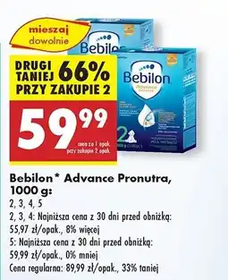 Biedronka Mleko 5 Bebilon Advance Pronutra oferta