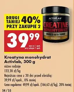 Biedronka Kreatyna z witaminami Activlab oferta