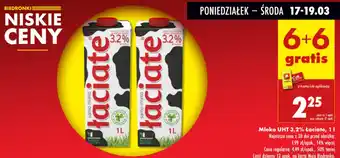 Biedronka Mleko UHT 3,2% Łaciate, 1L oferta