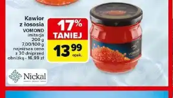 Carrefour Kawior z łososia Vomond oferta