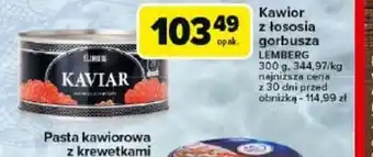 Carrefour Kawior z łososia gorbusza Lemberg oferta