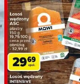 Carrefour Losoś wędzony Mowi oferta