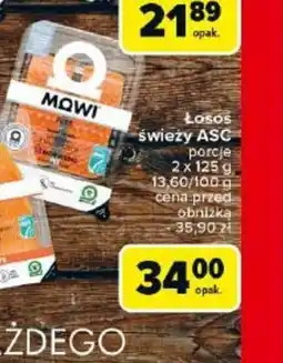 Carrefour Losoś świeży ASC Mowi oferta