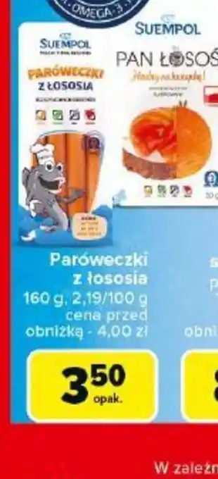 Carrefour Paróweczki z łososia oferta