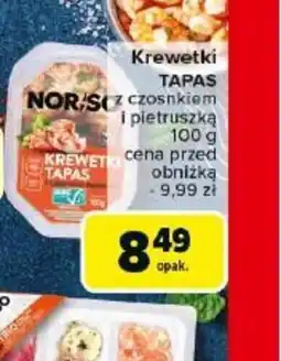 Carrefour Krewetki Tapas Nors oferta