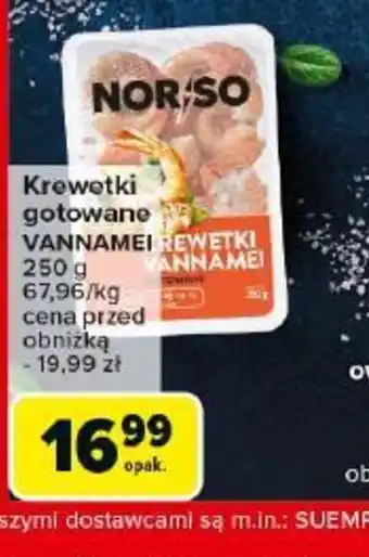 Carrefour Krewetki gotowane Vannamei oferta