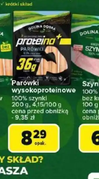 Carrefour Parówki wysokoproteinowe oferta