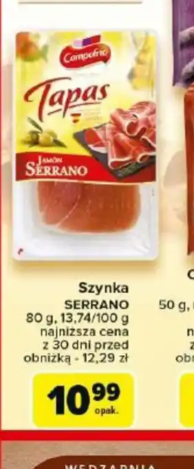 Carrefour Szynka Serrano oferta