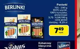 Carrefour Parówki Berlinki oferta