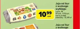 Carrefour Jaja od kur z wolnego wybiegu oferta