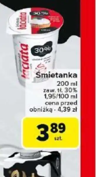 Carrefour Smietanka Laciata oferta