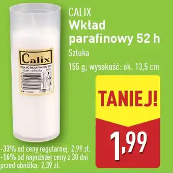 ALDI CALIX Wkład parafinowy 52 h oferta