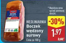 ALDI WĘDLINIARNIA Boczek wedzony surowy oferta