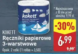 ALDI KOKETT Ręczniki papierowe 3-warstwowe oferta